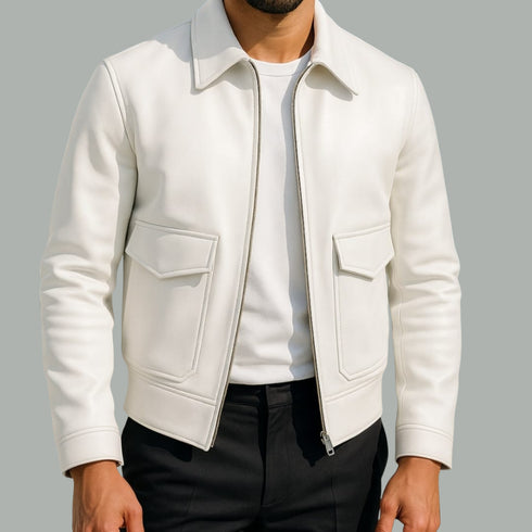 Nivan Genuine Leather Jacket For Men